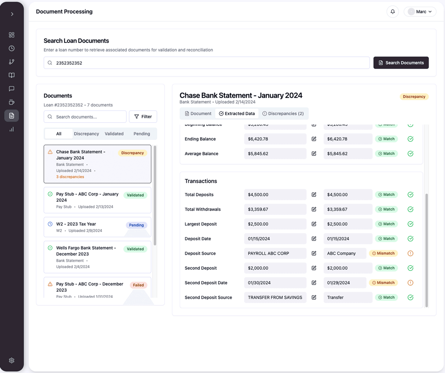 DocuByte UI app screenshot