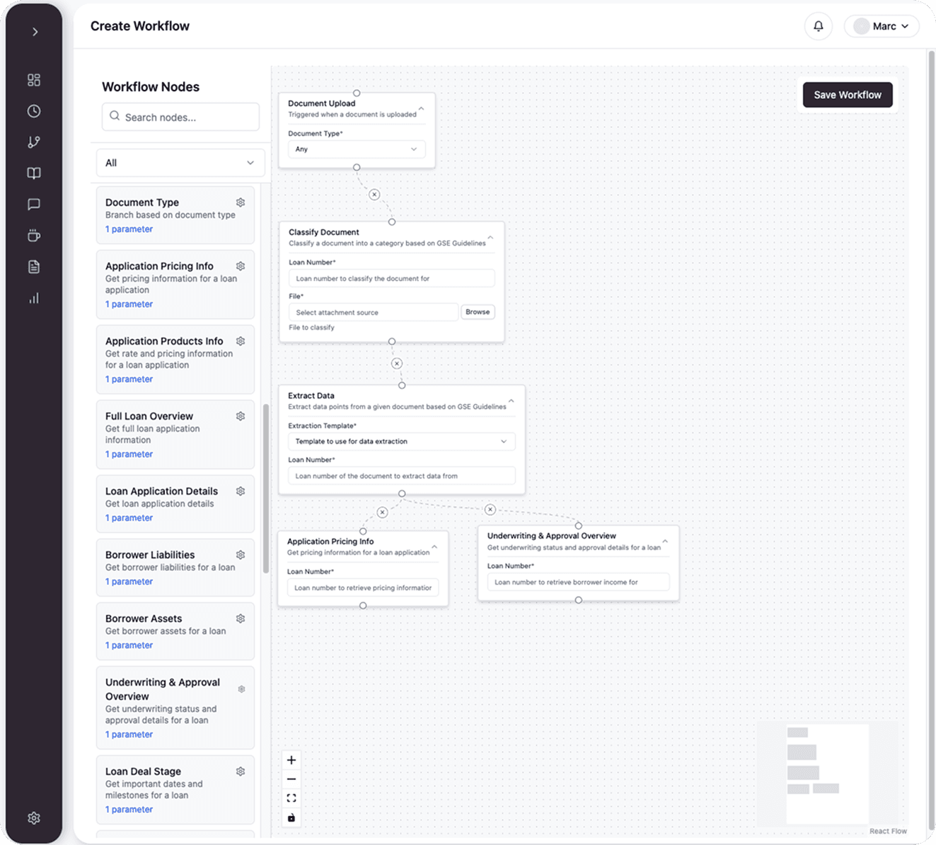 DocuByte UI app screenshot